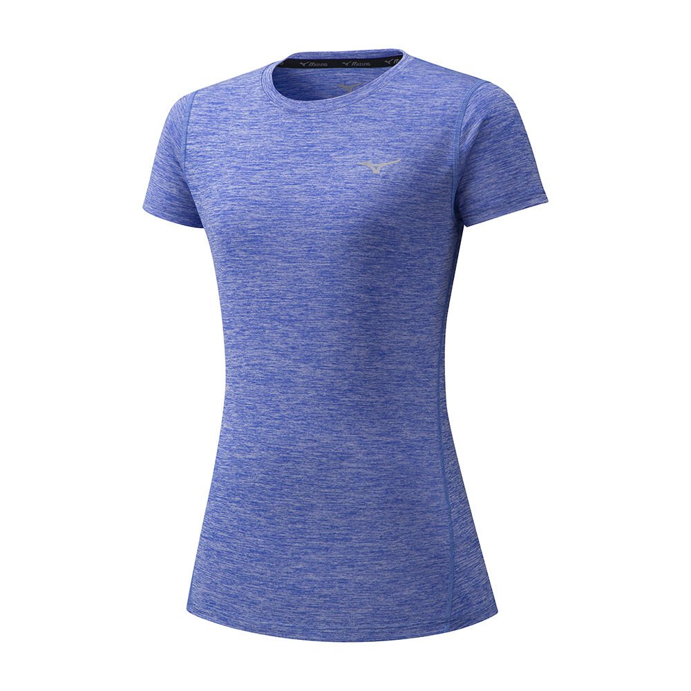 Camisetas Mizuno Impulse Core Mujer Azules Comprar KQFY-27846